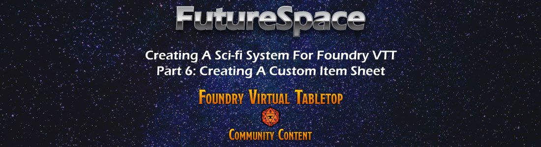 how to create a new custom item sheet for foundry vtt