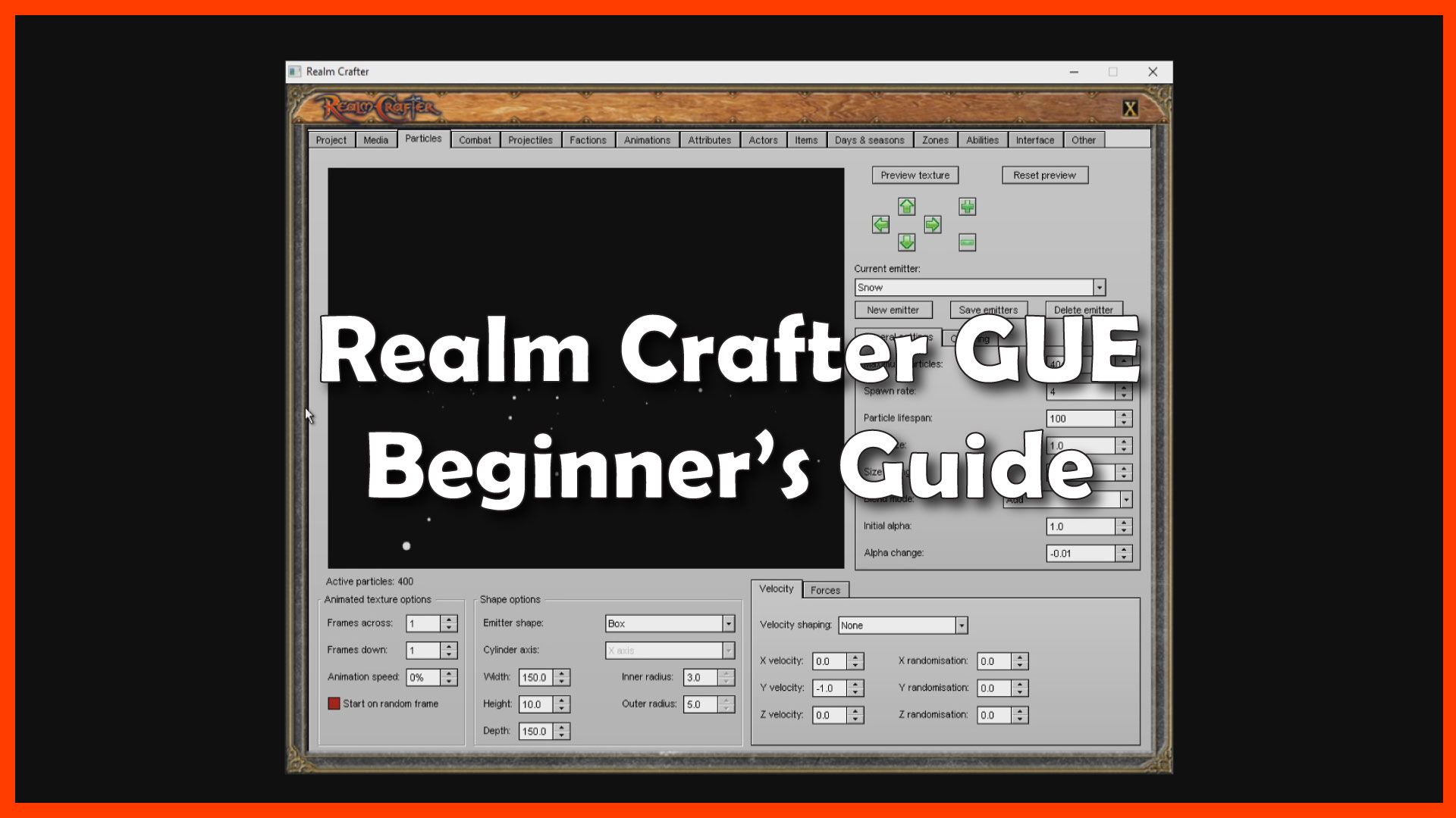 Realm Crafter GUE Beginners Guide: Make Your Own RPG title image