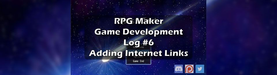 rpg maker game development dev log 6 adding internet links