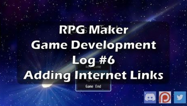 RPG Maker Game Development Log #6: Adding Internet Links