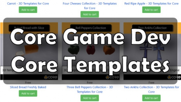 Core Game Dev: 3D Assets Now Available In Our Store