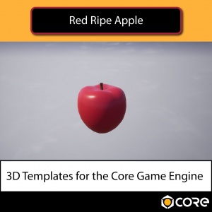 core template red apple